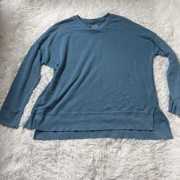 Time and Tru Women’s Sweater Plus Size 2XL Muted Teal Color Pullover long Sleeve - Picture 1 of 3